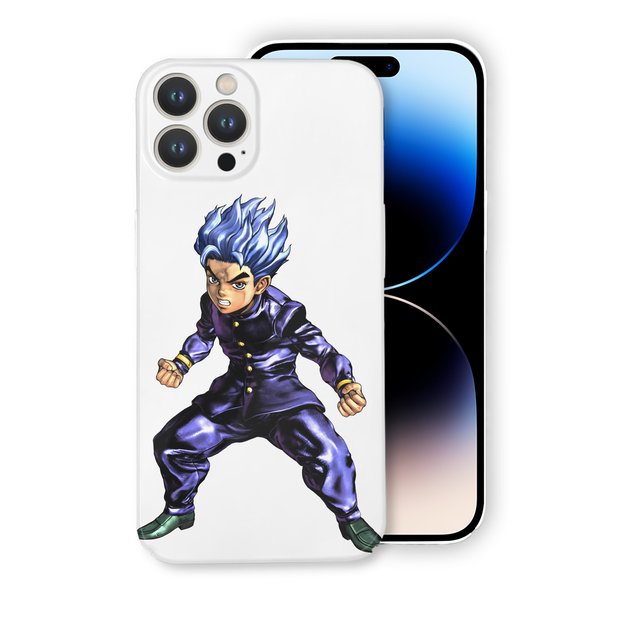 （画像用） ジョジョの奇妙な冒険 広瀨康一 JoJo's Bizarre Adventure Hirose Koichi 【iPhone 14シリーズ対応】ハードケース